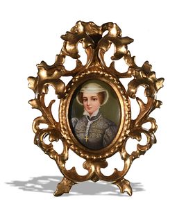 KPM, Porcelain Portrait Plaque of Marie Stuart
