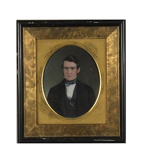 American Portrait Miniature by John Henry Brown