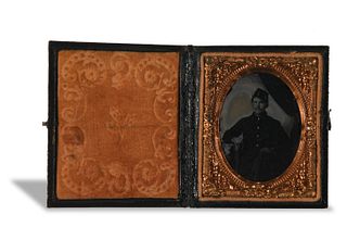 Sixth Plate Ambrotype, Union Soldier