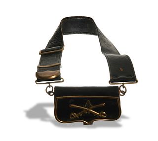 US Cavalry Dress Cartridge Box, Indian Wars Period