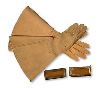 Cavalry Gauntlets and Shoulder Boards, Indian Wars