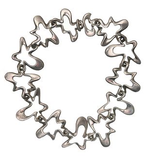 Georg Jenson, Sterling Silver Splash Necklace, #88