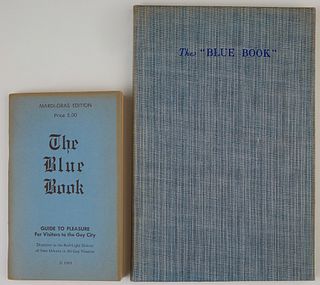 Two New Orleans Books: "The Blue Book," Mardi Gras Edition, 1963, facsimile of the original; together with