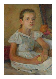 MOSKVITIN, Oil on Canvas, Portrait