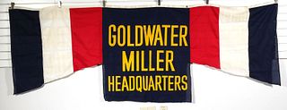 BARRY GOLDWATER Campaign Headquarters Banner