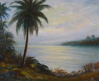 19C Florida Landscape Painting