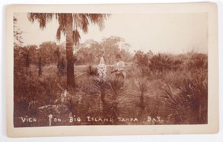 Mounted Photograph, Big Island Tampa Florida, 19C