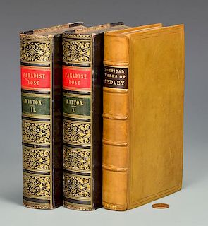 Milton, Paradise Lost 1750 and Sedley's Works 1707