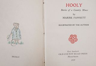 BOOK: MARISE FAWSETT, Hooly, Country Mouse, 1939