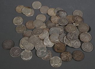 (70) Silver 90% US Half Dollars 50c