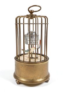 KAISER ANIMATED Bird Cage Clock