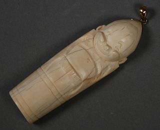 Chinese Carved Ivory Billiken Pendant