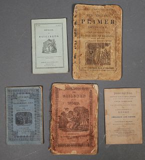 Five Early 1800s CHAPBOOKS