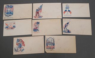 (8) 19C Patriotic Envelope Covers