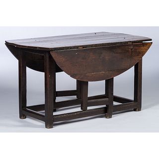 An English Oak Gateleg Table