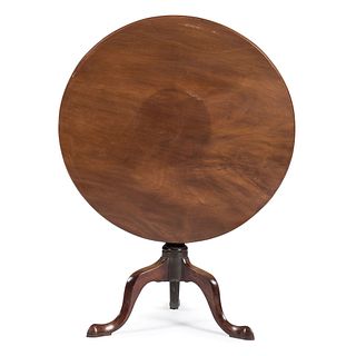 A Chippendale Tilt Top Table in Mahogany