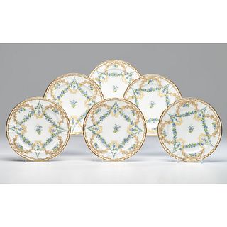 Bourdois & Bloch for Duhme Porcelain Plates
