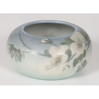 A Rookwood Pottery Vellum Glaze Bowl, decorated by Ed Diers