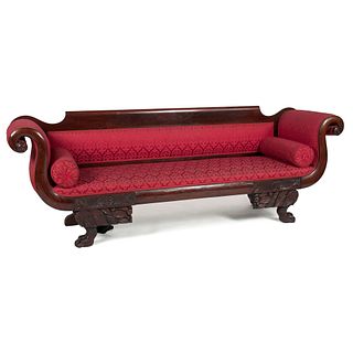 A Late Classical Sofa in Mahogany