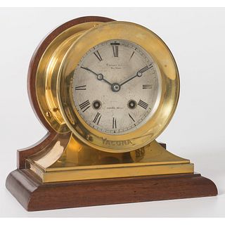 A Tiffany & Co. Ships Bell Clock