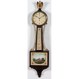 A Bigelow and Kennard Co. Banjo Clock