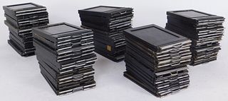 Lot of 50 3-1/4x4-1/4" Wood Frame Film Holders