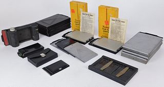 Lot of Film Holders and Backs