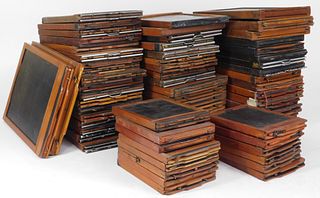 Huge 66 Piece lot of Wood Film Holders