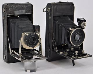 Lot of 2 Early Folding Cameras #1
