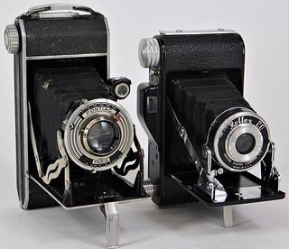 Lot of 2 1940s Folding Cameras