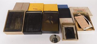 Lot of Photographic Negatives and Glass Plates