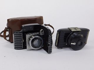 Kodak Group of two Walter Dorwin Teague designed Art Deco Cameras