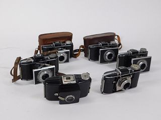 Lot of 6 Kodak Bantam Folding Cameras