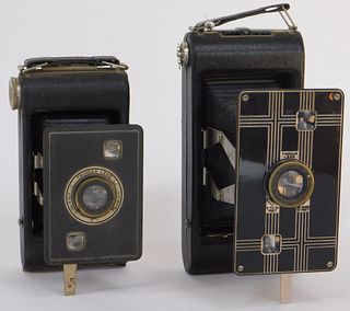 Lot of 2 Jiffy Kodak Folding Cameras #2