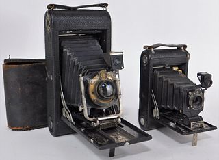 Lot of 2 Canadian Kodak Folding Cameras