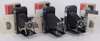 Lot of 3 Kodak Six-16 Folding Cameras #2