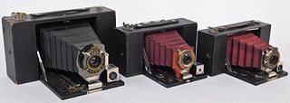 Lot of 3 Kodak Folding Brownie Cameras #2