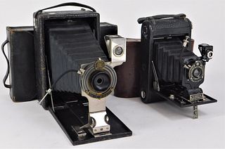 Lot of 2 Kodak Folding Cameras #1