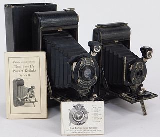 Lot of 2 Kodak Folding Cameras #3