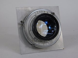 Kodak Aerostigmat 12" f/5 in Ilex Shutter