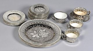 Wedgwood Etruria Silver Luster Dinner Ware
