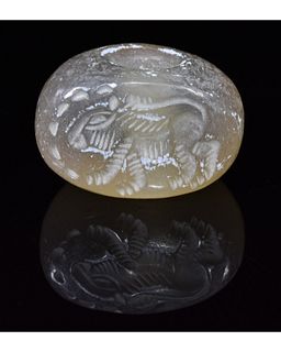 SASSANIAN CARVED SEAL BEAD