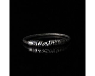 VIKING PERIOD SILVER KNOT RING