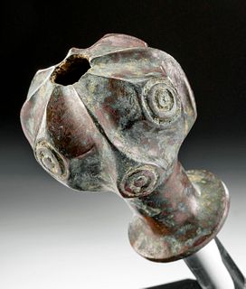 Stunning Central Asian Bronze Mace Head