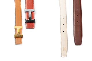 Hermès - Lot of two belts