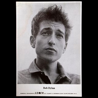 Bob Dylan promo photo.