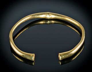 Greek Lydian 20K+ Gold Bracelet, Tested by Oxford