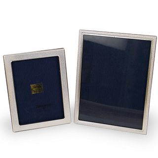 (2 Pc) Siena Sterling Silver Picture Frames