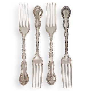 (4 Pc) Gorham Sterling Silver Forks