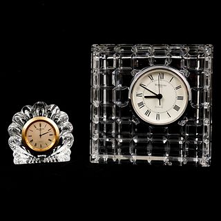 (2 Pc) Waterford Crystal Clocks